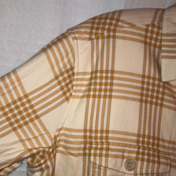 Eddie Bauer 2X Tall Cotton Flannel Plaid Sherpa Shirt Jacket Shacket - Picture 7 of 16